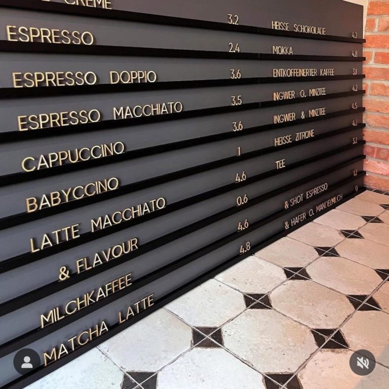 Frühstückscafé in Wesseling – Getränke bei Kleesattels Esszimmer