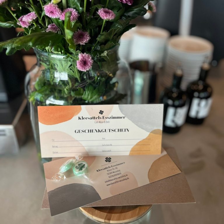 Gutschein für das Frühstückscafé Kleesattels Esszimmer