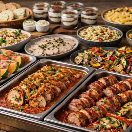 Mediterranes Buffet – Kleesattels Catering in Wesseling